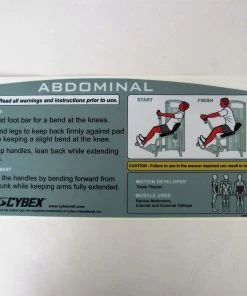 Sign Concepts Cybex VR3 Abdominal