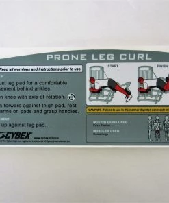 Sign Concepts Cybex VR3 Prone Leg Curl