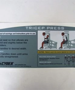 Sign Concepts Cybex VR3 Tricep Press
