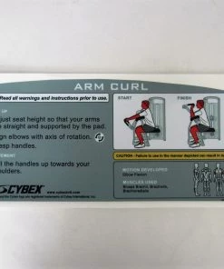 Sign Concepts Cybex VR3 Arm Curl