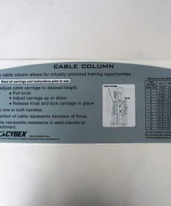 Sign Concepts Cybex VR3 Cable Column