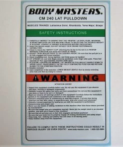 Sign Concepts CM 240 Lat Pulldown