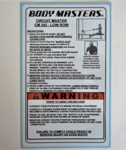 Sign Concepts Body Masters CM 242 Low Row