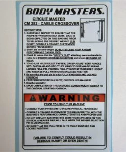 Sign Concepts Body Masters CM 292 Cable Crossover