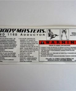Sign Concepts MD 116B Adductor Body Masters