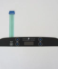 Photo Chemical Precor Cardio Theater Vol / Channel Control Overlay Keypad