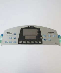 MS&P Cybex 600A Upper Display Overlay Keypad Arc Trainer