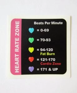 Sign Concepts Cybex Arc Trainer Heart Rate Decal