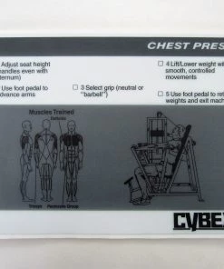 Sign Concepts Cybex Classic Chest Press
