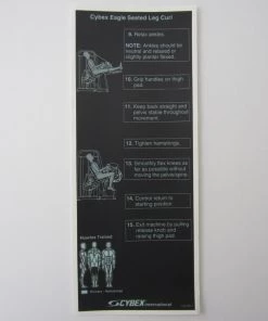 Sign Concepts Cybex Eagle Seated Leg Curl
