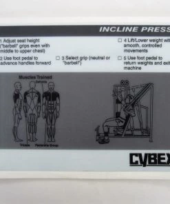 Sign Concepts Cybex Classic Incline Press