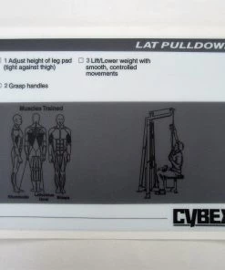 Sign Concepts Cybex Classic Lat Pulldown
