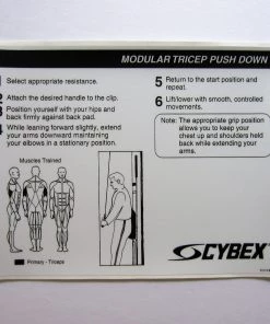 Sign Concepts Cybex Modular Tricep Push Down