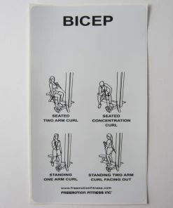 Sign Concepts Freemotion Bicep Curl 15" X 9"