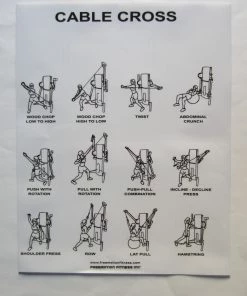 Sign Concepts Freemotion Cable Cross 21" X 17"