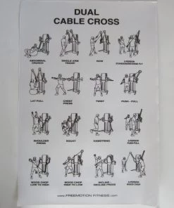 Sign Concepts Freemotion Dual Cable Cross 21" X 14"