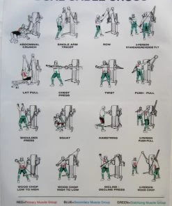 Sign Concepts Freemotion Dual Cable Cross Color 25" X 19"