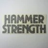 Sign Concepts Hammer Strength Shroud Decal Black Or White 10" X 4-1/4"