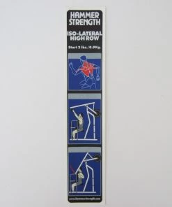 Sign Concepts Plate-Loaded /Ground Base Iso Lateral High Row