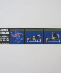 Sign Concepts Plate-Loaded /Ground Base Iso Lateral Horizontal Bench Press