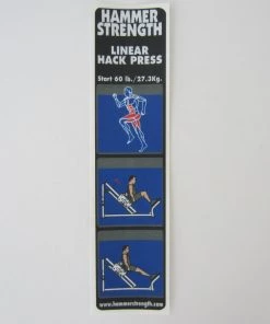 Sign Concepts Linear Hack Press Plate-Loaded /Ground Base