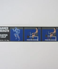 Sign Concepts Seated Calf Plate-Loaded /Ground Base