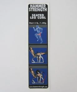 Sign Concepts Plate-Loaded /Ground Base Seated Leg Curl