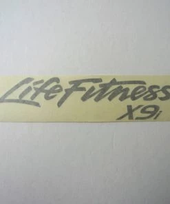 Sign Concepts Life Fitness X9i Rear Arm Cover Decal Silver