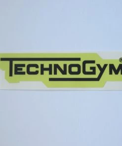 Sign Concepts Assorted Decals TechnoGym Decal 8" X 2" Yellow & Black