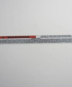 Sign Concepts Warning Decal 14" X 1 1/2" Caution / Warning / Misc Decals