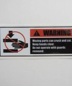 Sign Concepts Warning Decal 5" X 2"