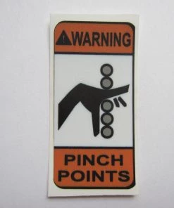 Sign Concepts Caution / Warning / Misc Decals Warning Decal 2" X 1-1/2"