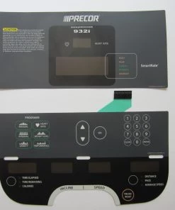 Photo Chemical Precor 932i Keypad Overlay Set