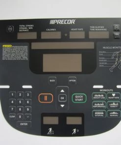 Photo Chemical P10, P20, P30, P31, P80 Series Elliptical Parts Precor P30 835 Full Body Elliptical Overlay Keypad