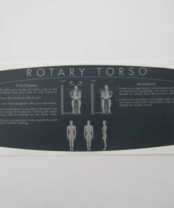Sign Concepts TechnoGym Rotary Torso