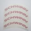Sign Concepts Schwinn AC Fly Wheel Decal Set Red Vinyl (4)