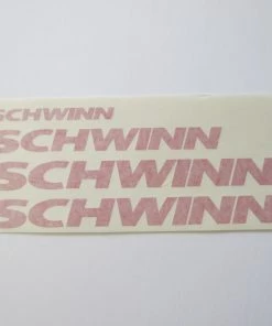 Sign Concepts Schwinn AC Frame Decal Set Red Vinyl (4)