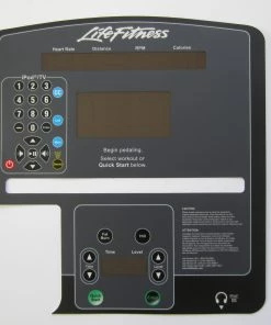 Photo Chemical Life Fitness CLSR Integrity Series Life Fitness CLSR-PF Bike Display Overlay