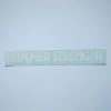 Sign Concepts Hammer Strength Decal White 13 3/4" X 1.5"