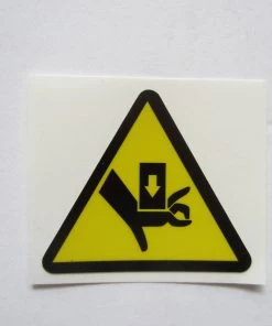 Sign Concepts Triangle Warning Decal 1 1/2" X 1-1/2" Caution / Warning / Misc Decals