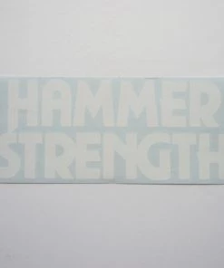 Sign Concepts Hammer Strength Shroud Decal Black Or White 10" X 4-1/4"