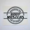 Sign Concepts Mastering The Art Of Fitness Black And White Decal 12" X 9"