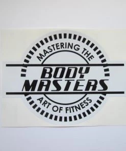Sign Concepts Mastering The Art Of Fitness Black And White Decal 12" X 9"