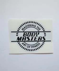 Sign Concepts Mastering The Art Of Fitness Decal Black And White 6" X 4"