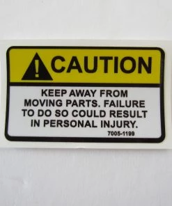 Sign Concepts Caution / Warning / Misc Decals Caution Decal 2-1/2" X 1-1/2"