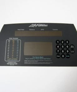HST Life Fitness 95Ci/Ri Upper Display Overlay