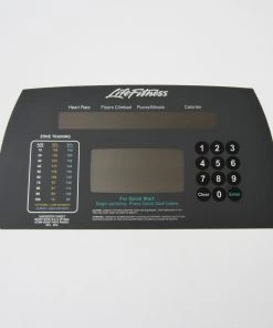 HST Life Fitness 95Si Upper Display Overlay