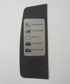 HST Life Fitness 95T Inspire Console Decal "Left" Life Fitness 95T Elevation Series