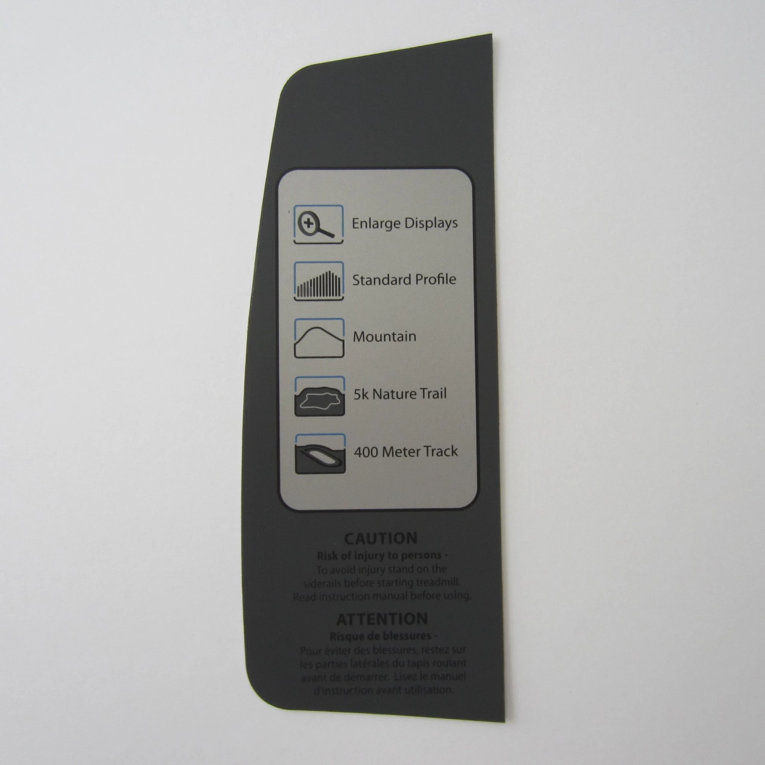 HST Life Fitness 95T Inspire Console Decal "Left" Life Fitness 95T Elevation Series 1 HST Life Fitness 95T Inspire Console Decal "Left" Life Fitness 95T Elevation Series