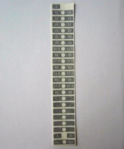 Sign Concepts Weight Stack Decals MJ8 5lb. To 95lb.